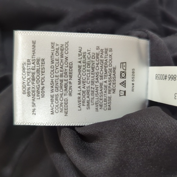 NWT Express Textured Cami Wrap Sheath Dress, Color Black Size XS-TP - Picture 16 of 16